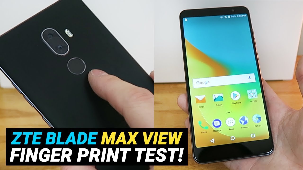 ZTE Blade Max View - How to Setup Finger Print Sensor! + Is it Good?