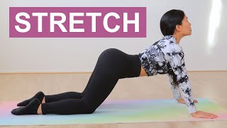 10 Min Full Body Stretch for Sore Muscles &amp; Tension Relief, Beginner Friendly