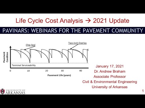 Pavinar: Life Cycle Cost Analysis - 2021 Update