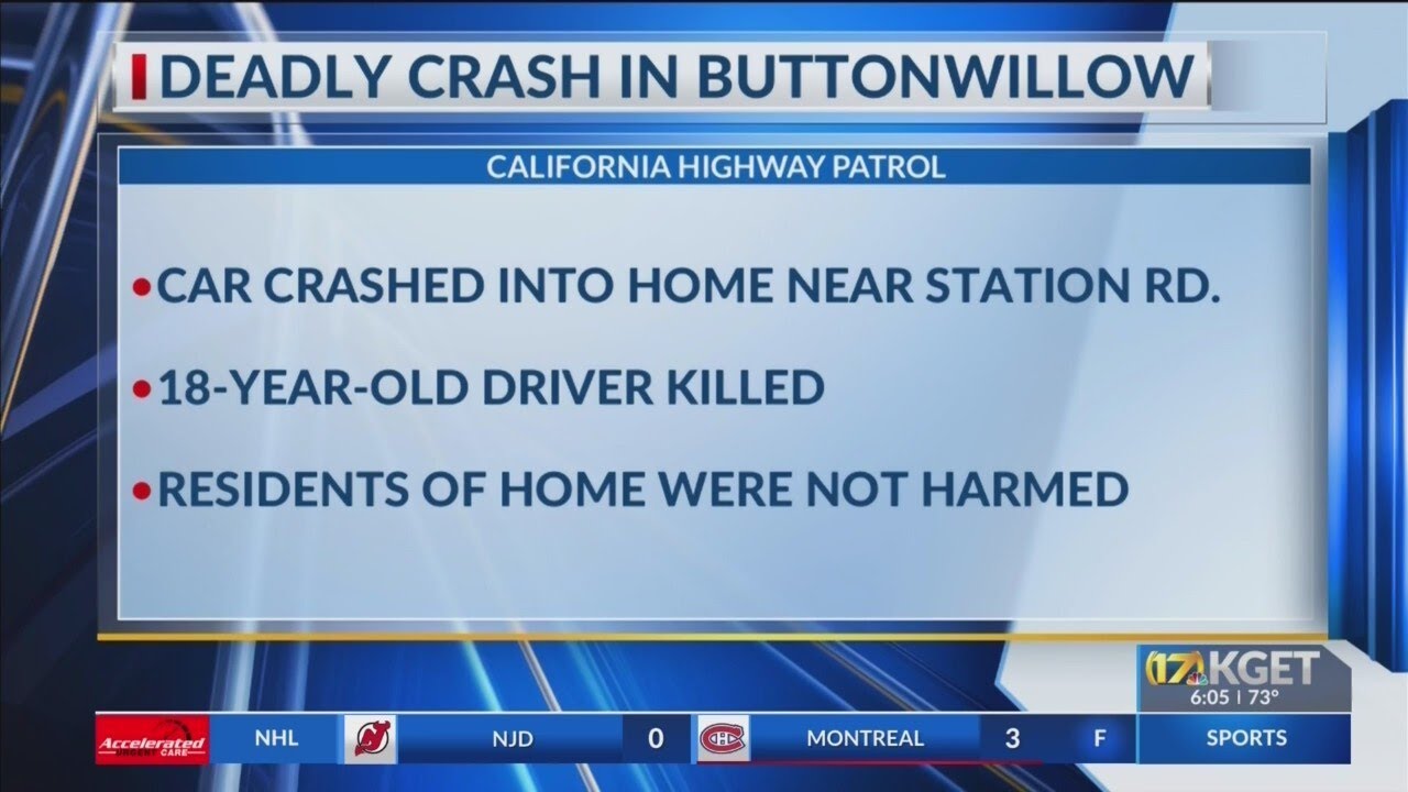 18-year-old driver dies after crashing into home in Buttonwillow - YouTube