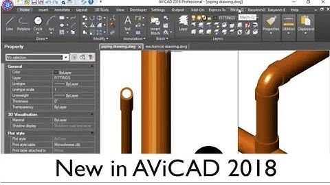 AViCAD 2018 - An AutoCAD Alternative With Plant & Piping Tools