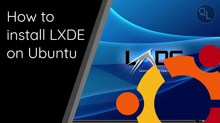 How to install LXDE on Ubuntu