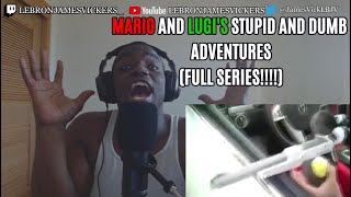 Mario and Luigi's stupid and dumb adventures FULL SERIES (REACTION!!!) screenshot 4