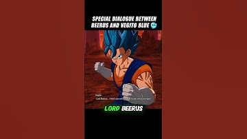 Special Dialogue Between Beerus And Vegito Lol 🤯 #crashout #beerus #sparkingzero #dragonballz #dbz