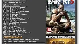 FAR CRY 3 || Hacked With Trainers ||