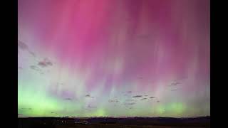 Aurora Borealis Time-lapse over Wind River Range