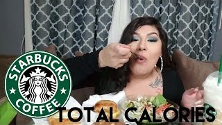 Mukbang Calorie Counting .... GrubUnleashed15 ... Starbucks
