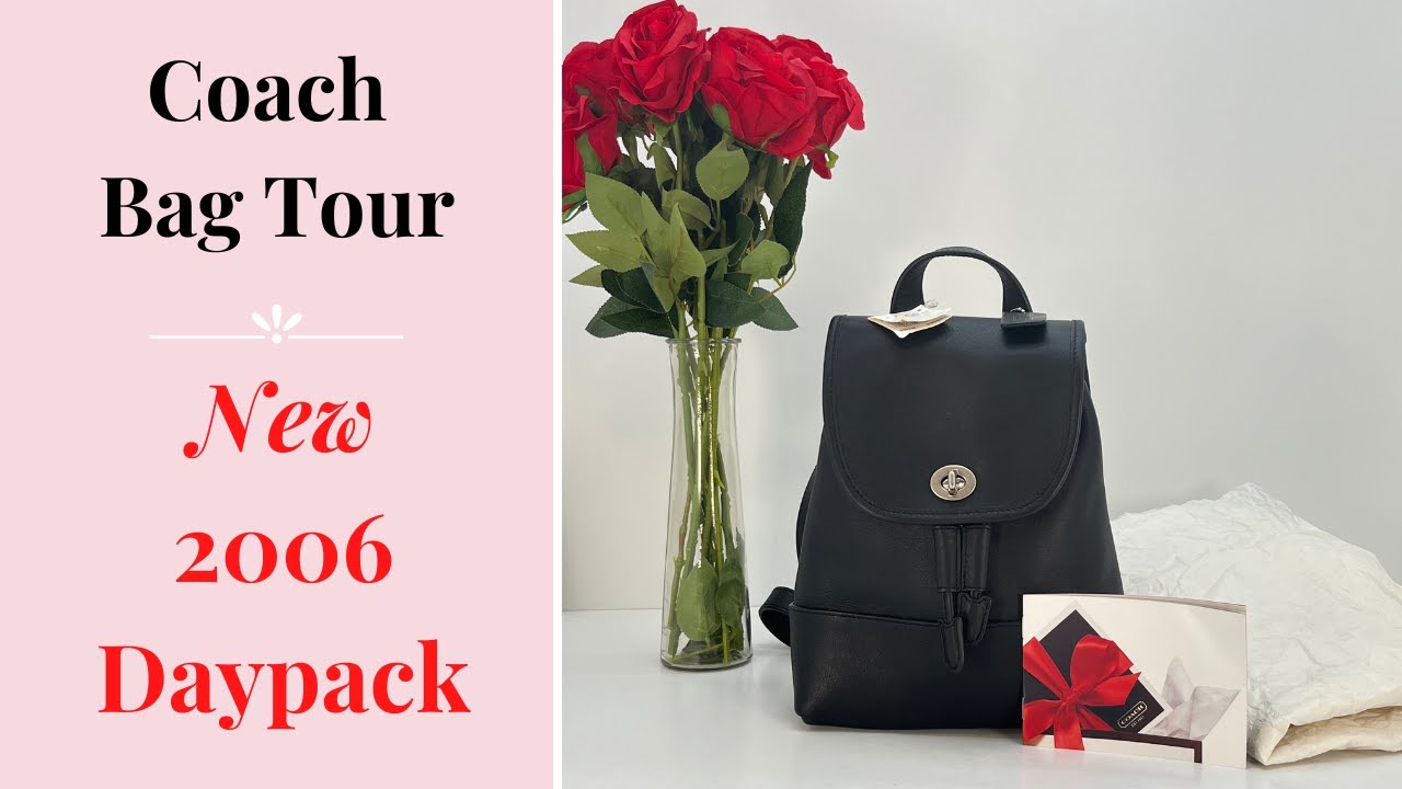 Coach Bag Tour | NEW 2006 Daypack Backpack | Cristina Moda Vintage Shop