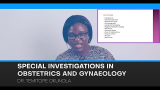 Special Investigations In Obstetrics And Gynaecology | Module Lesson 5