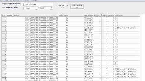 Bajar Covertidor de EXCEL A XML Anexo ICE SRI