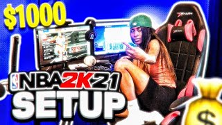 JAYLA’S NEW NBA 2K21 GAMING SETUP LOOK & ROOM TOUR!