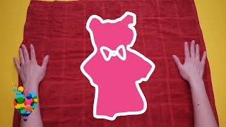 Towel Bear - Tutorial On How To Make Teddy Bear From Towel Step By Step | A+ hacks