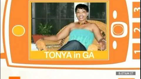 Tonya on the "Morning Express with Robin Meade" wa...