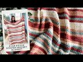 Striped star stitch crochet blanket  crochet the star stitch  modern home free crochet pattern