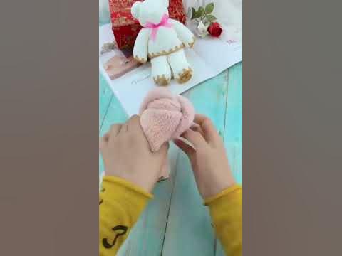Милейший мишка из полотенца - YouTube