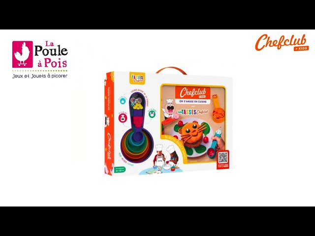 Coffret Chefclub Kids : livre de cuisine et doseurs enfants