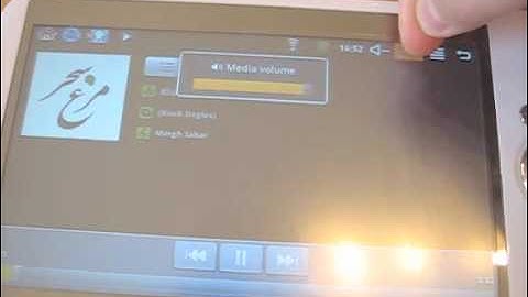 Music player android on Eken M001 a.k.a SlateDroid