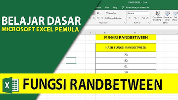 Belajar Excel: Cara Mudah Mengacak Urutan Angka di Excel Menggunakan Fungsi RANDBETWEEN