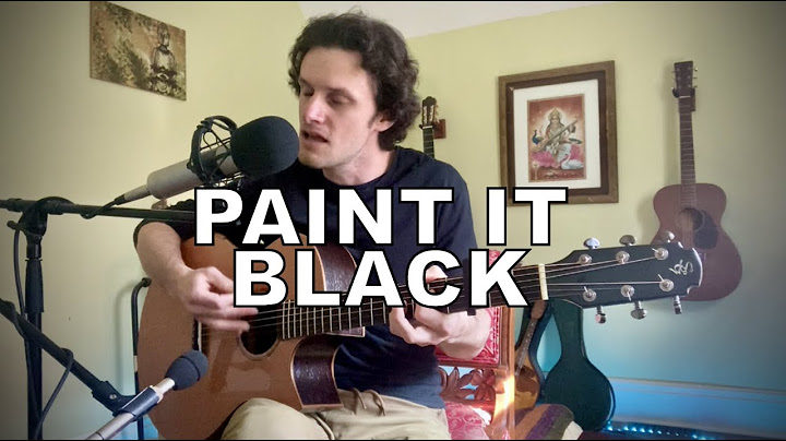 Paint It Black Acoustic version - Acoustic performance video thumbnail