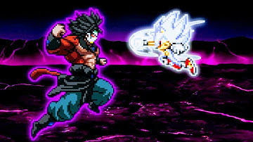 Must Watch 😉 l Dark Broly SSJ4 VS Sonic Chaos OP(All Form) in Jump Force Mugen