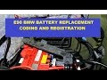 BMW E90 3 Series Battery Replacement With Registration & Coding. Switch From 90 AH to 80 AH