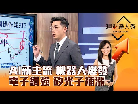 【理財達人秀】AI新主流 機器人爆發 電子續強 矽光子補漲｜李兆華、艾綸 2024.05.16 part6