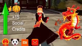 Junko gives +15 social credits