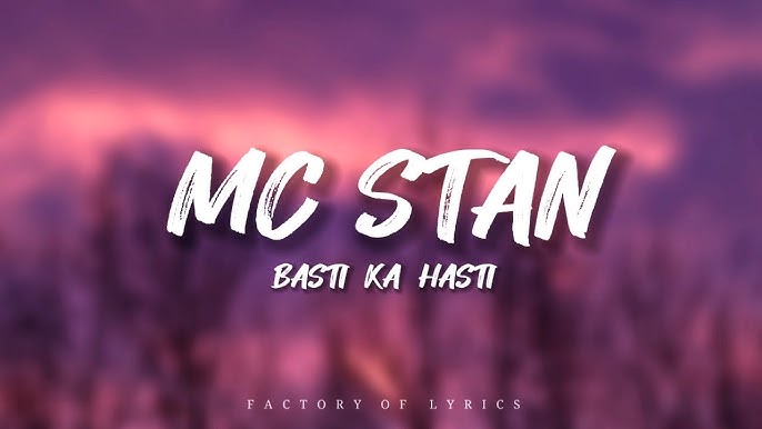 MC STΔN - AMIN (Lyrics), TADIPAAR