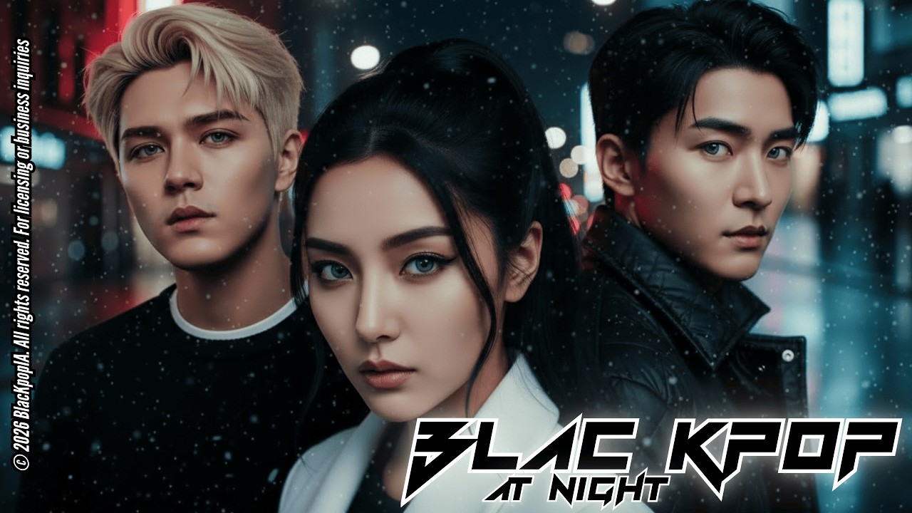 AT NIGHT - BlacKpopIA | Official AI K-Pop MV 2026 (Virtual Idols High Fidelity)