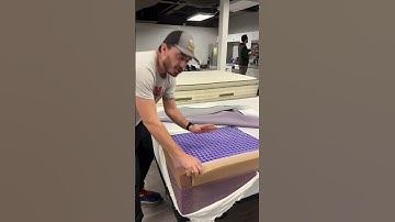 What Is the Purple Mattress Made Of? #sleep #social #shorts