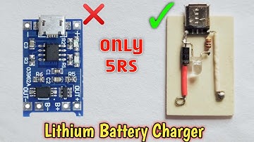 3.7v Battery Charger Circuit With Auto Cut Off || 3.7 Volt Battery Charger || 5v Battery Charger