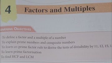 Factors And Multiples from Class 5 Perfect maths with Preeti Ma
