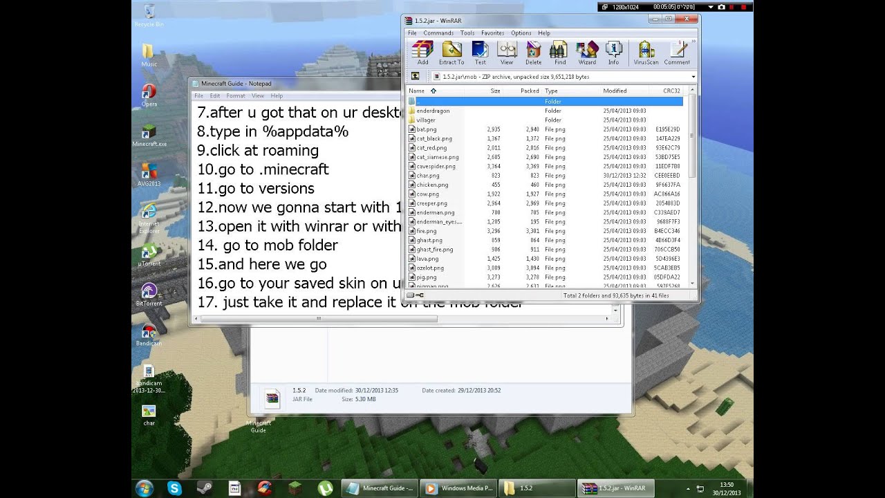 How to install a skin on Minecraft 1.6.4 if I have a Maincraft launcher pirate. If you need to lay out a screenshot of the launcher How to install a skin on Minecraft 1.6.4 if I have a Maincraft launcher pirate. If you need to lay out a screenshot of the launcher