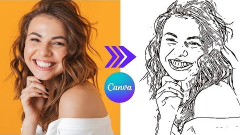 Canva Tutorial - How To Create Your Image Into A Line Sketch Using Canva!