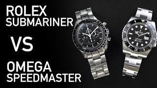 omega speedmaster vs rolex submariner