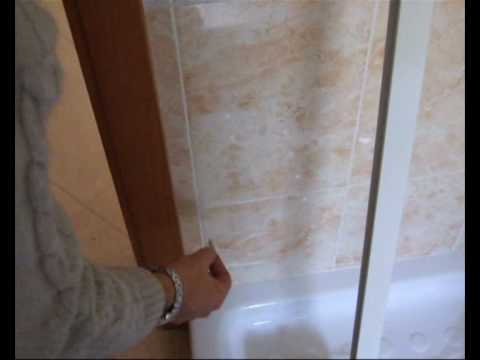 Montaggio box doccia in pvc tipo porta a soffietto vendita on line ... Cabina doccia rosy glass