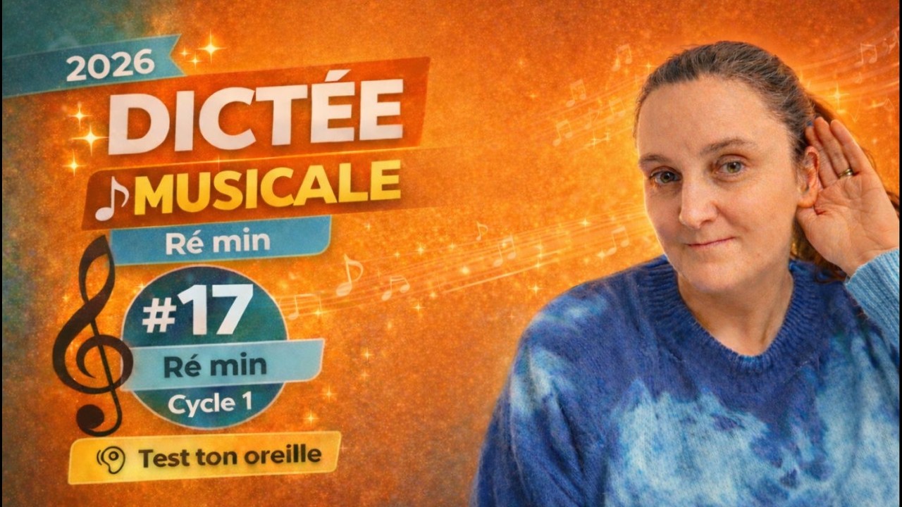 Dictée musicale niveau facile – Test lecture rythme & notes #17