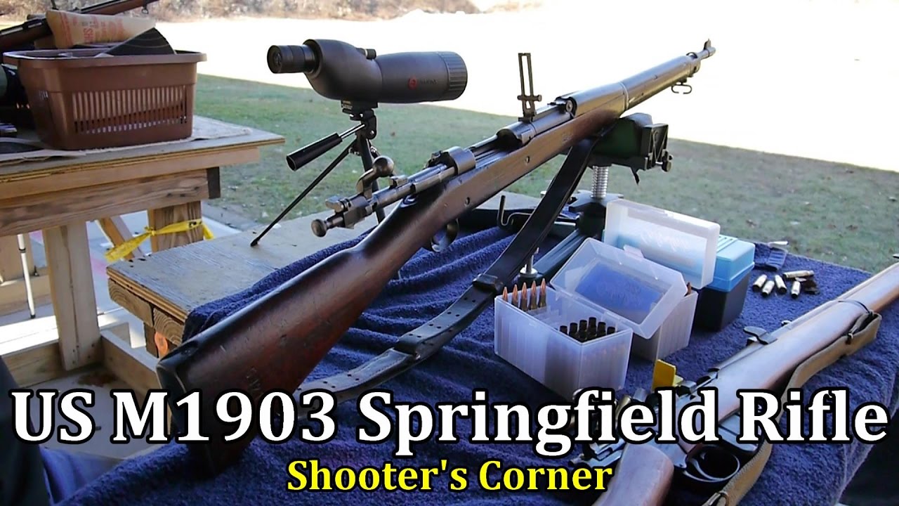 US M1903 Springfield Rifle on the Firing Line | Shooter's Corner