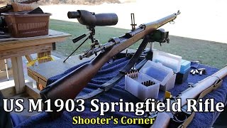 Us M1903 Springfield Rifle On The Firing Line Shooters Corner