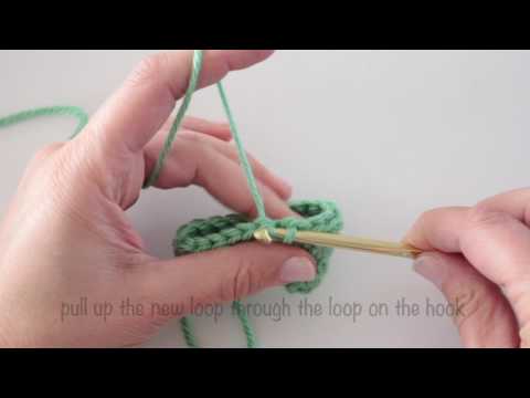 How to crochet a slip stitch (slst)