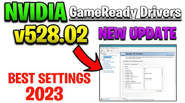 Nvidia Geforce Experience Software New Update 528.02Best Setting For GAMING Windows 11/10