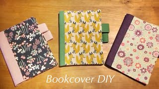 手帳カバー(ペンホルダー付き）の作り方★DIY how to make a notebook cover with pen holder