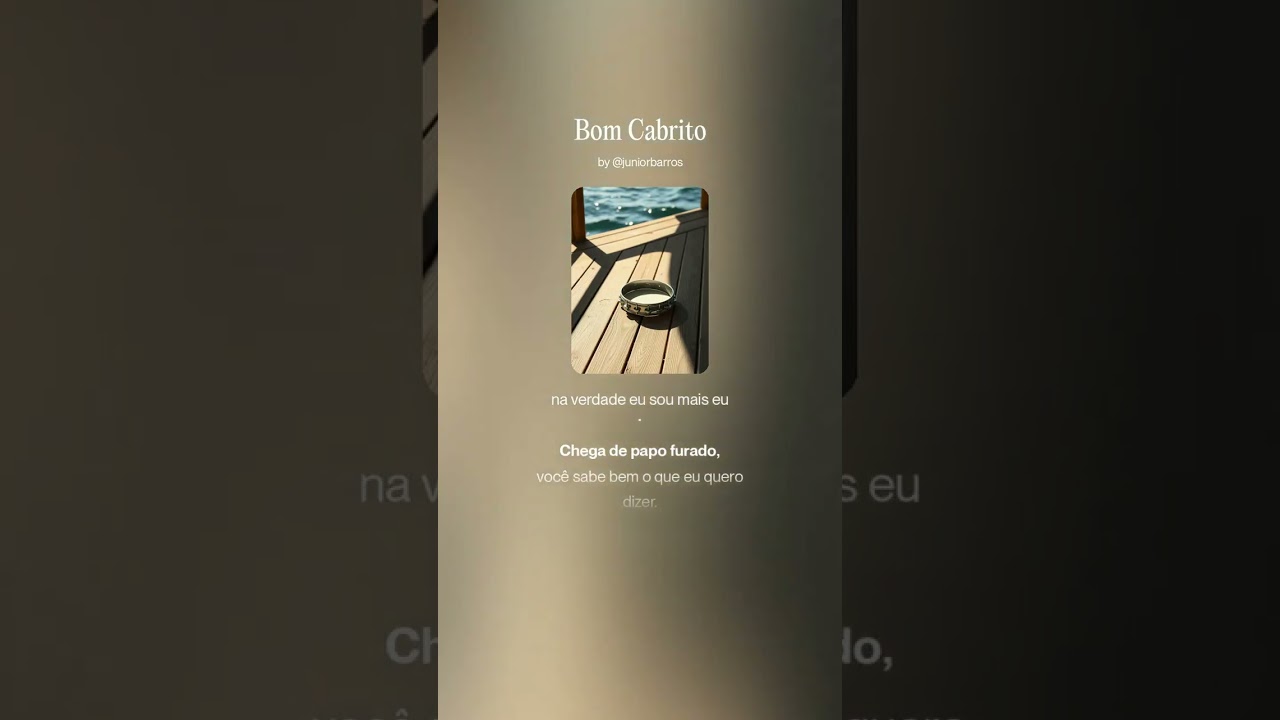 Bom Cabrito - Música Autoral - Samba