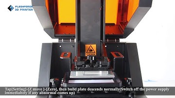 Flashforge Hunter Leveling DLP 3D Printer