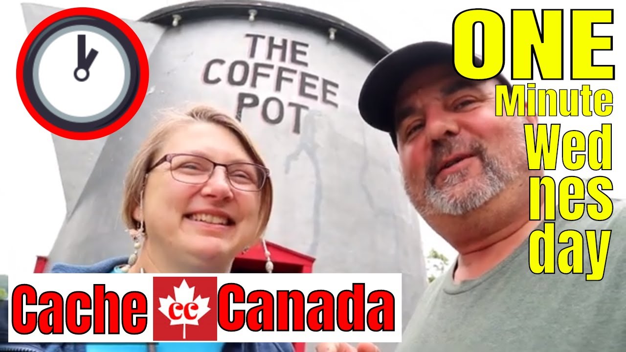 One Minute Wednesday - The Coffee Pot - Cache Advance June 2019 GeoChallenge