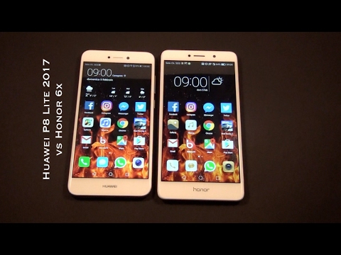 Huawei P8 Lite 2017 vs Honor 6X - YouTube