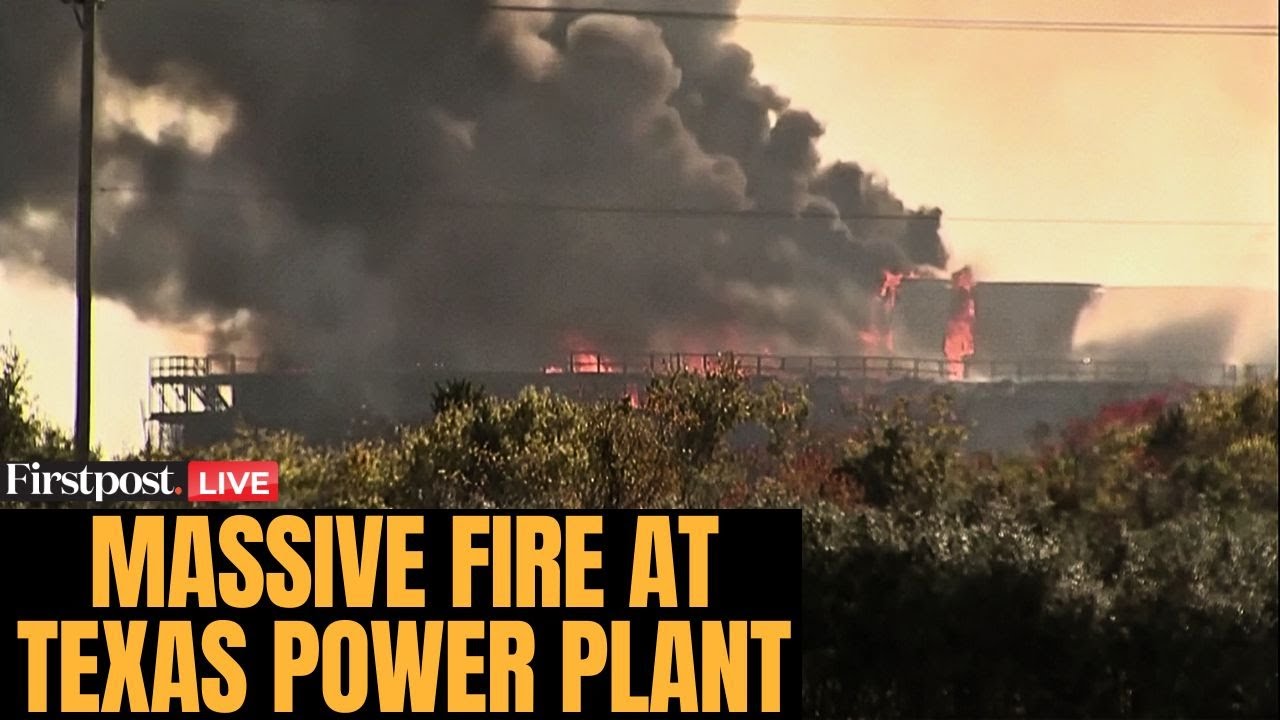 Texas Power Plant Fire LIVE: Massive Blaze at Decommissioned Facility Triggers Safety Alert | N18G
