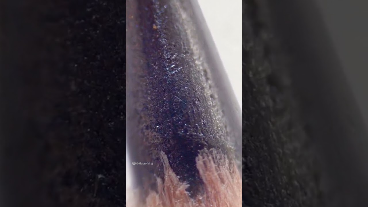 Pencil Graphite In Microscope 