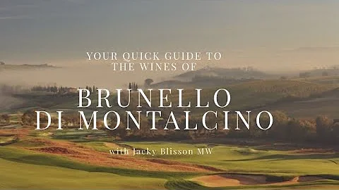 Che uve ci sono nel Brunello di Montalcino?