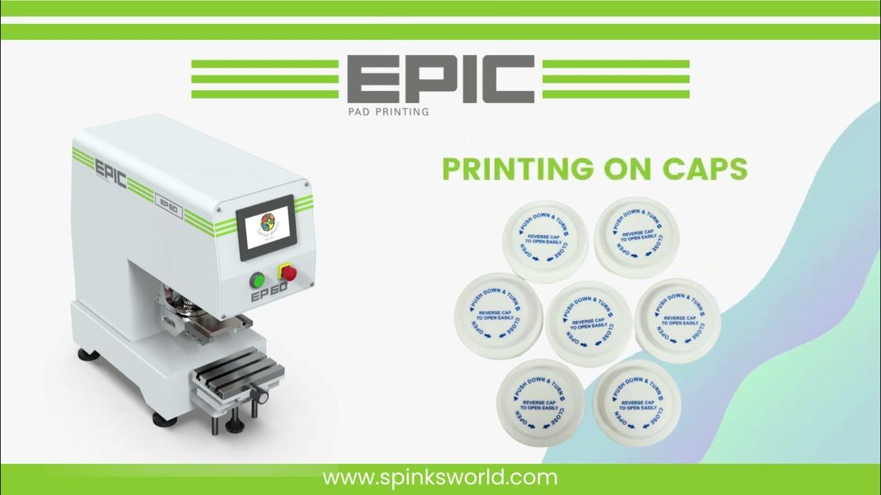 EPIC pad Printing on Caps Pad Printing on Caps YouTube